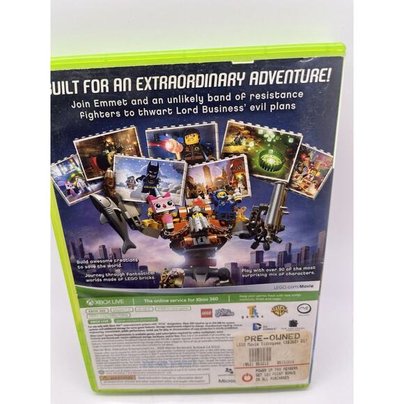 The LEGO Movie Videogame (Microsoft Xbox 360, 2014) - CIB - TESTED - Picture 2 of 7